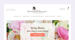 Desktop Screenshot of butterflywishbouquets.com